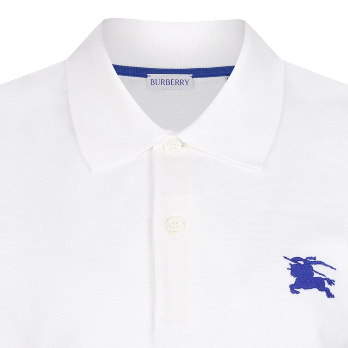 White Pique Polo Shirt