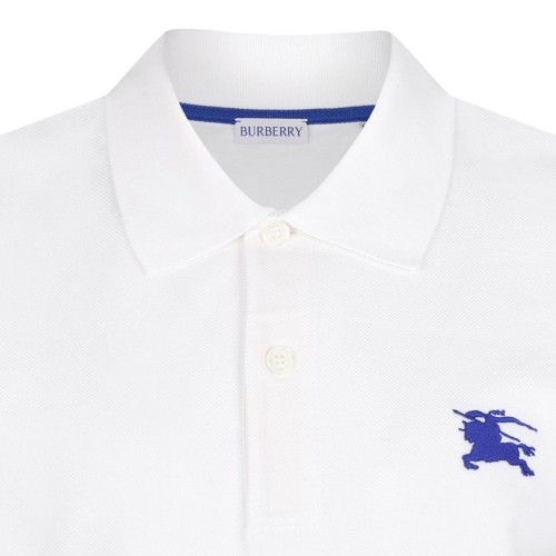 White Pique Polo Shirt