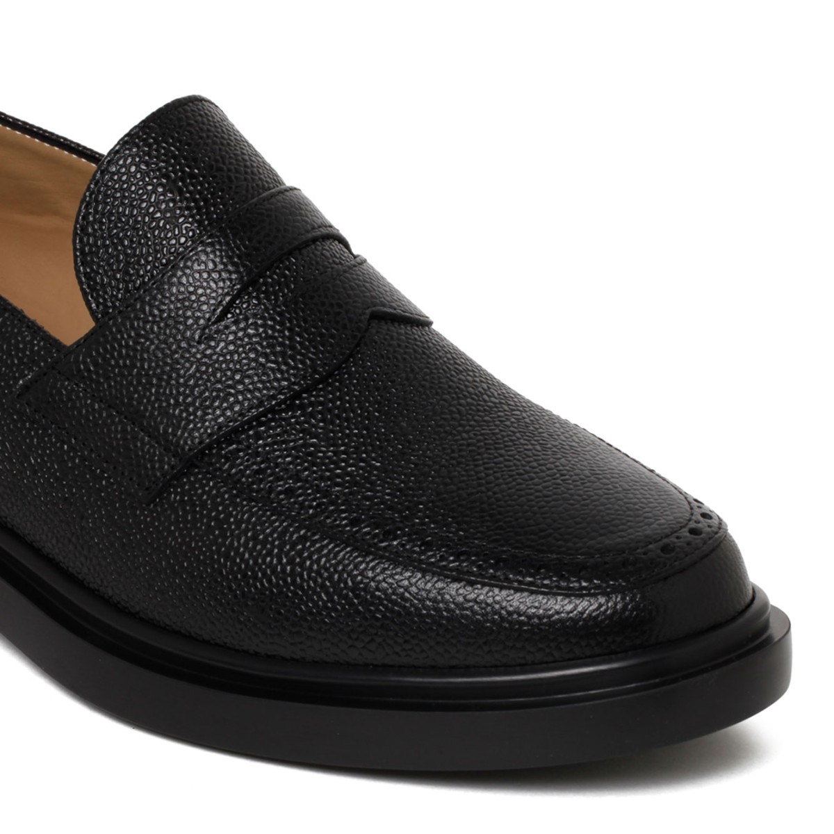 Thom Browne Black Penny Loafer