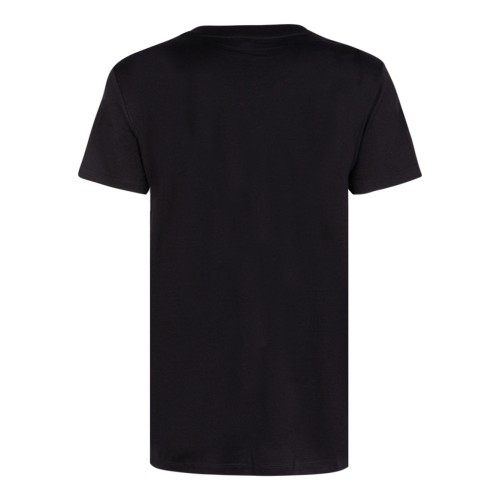 Black Logo Embroidered T-Shirt 2