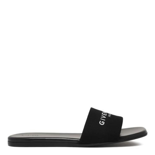 Black 4G Slide Sandals