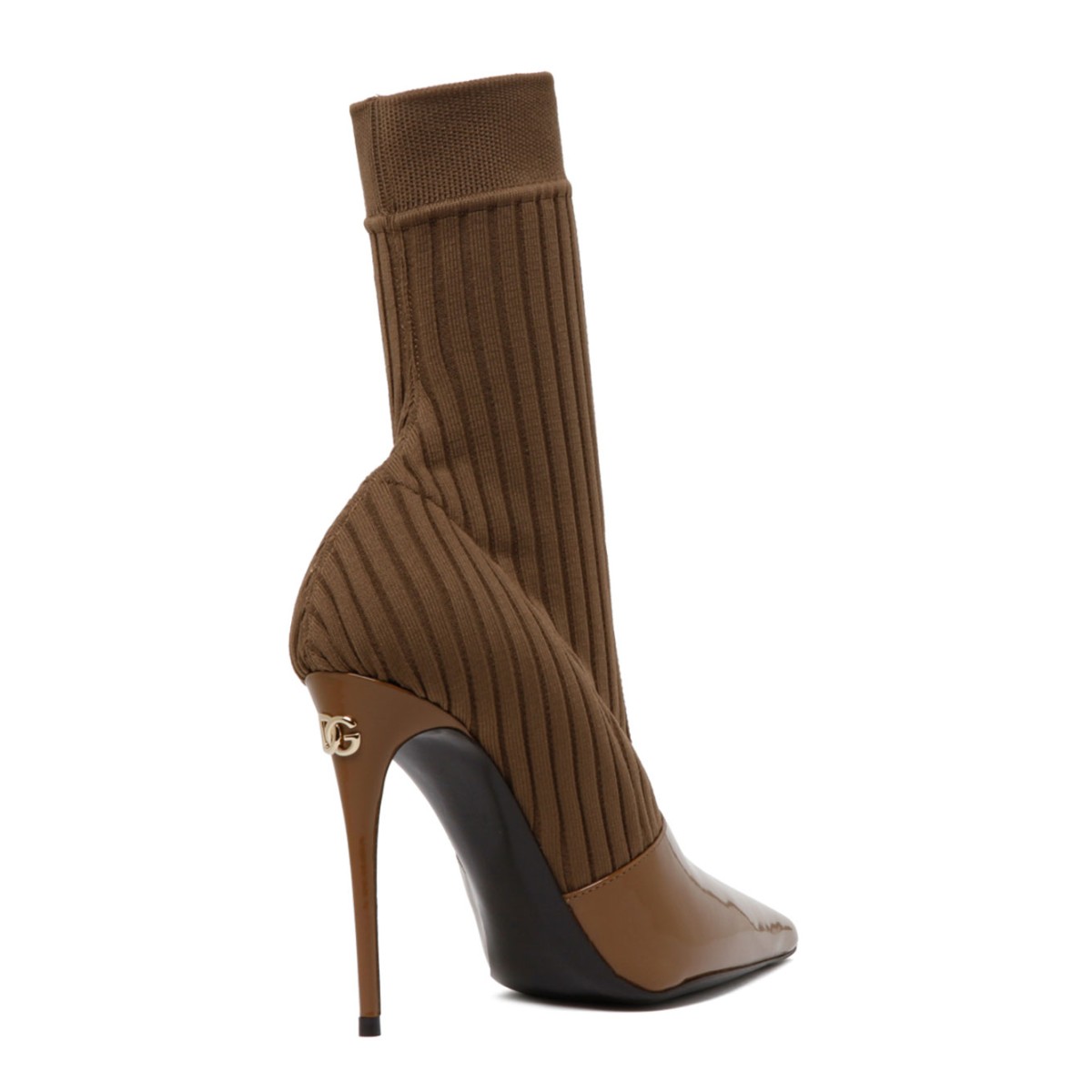 Caramel Brown Calf Leather Ankle Boots