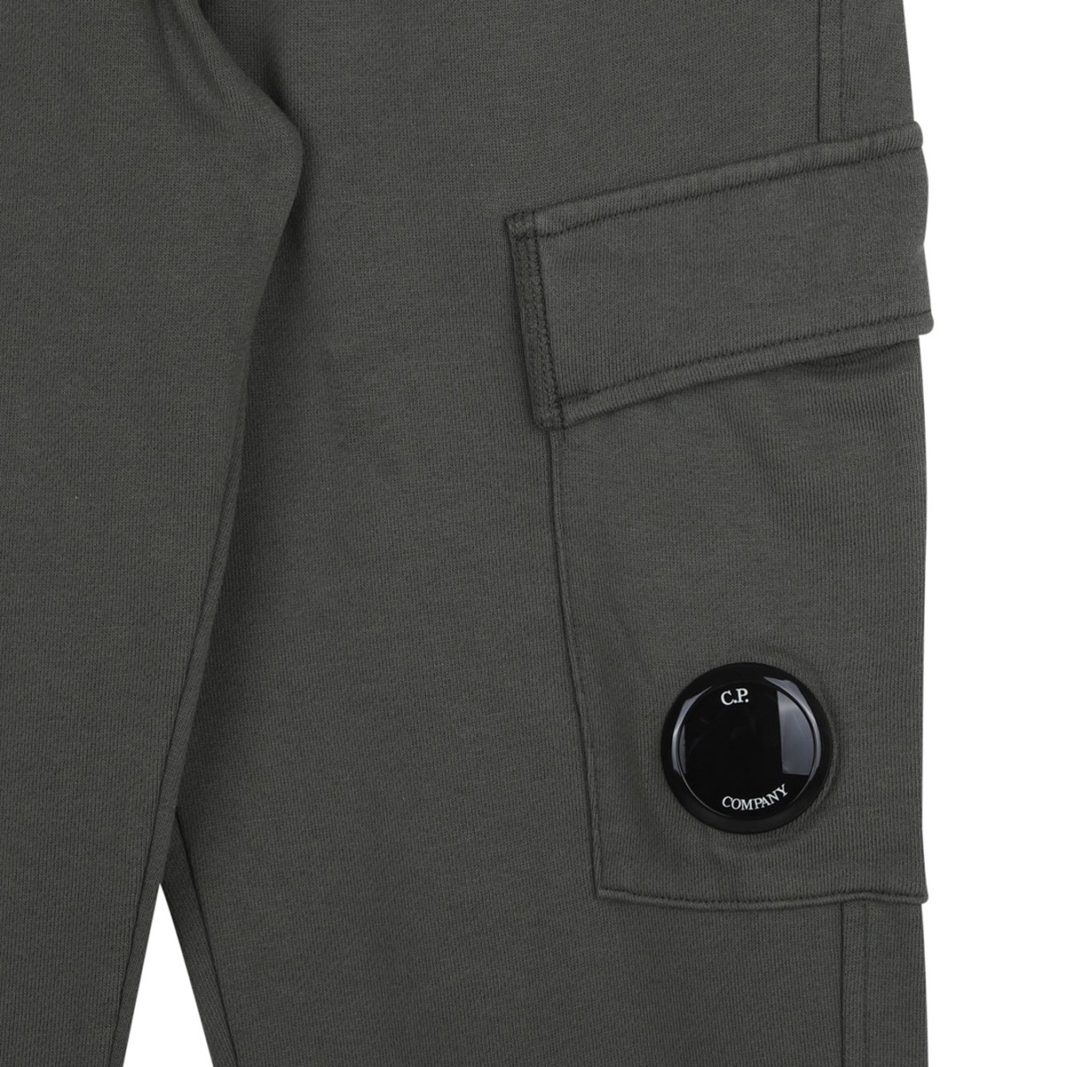 Dark Green Len Detail Track Pants
