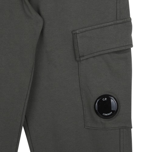 Dark Green Len Detail Track Pants