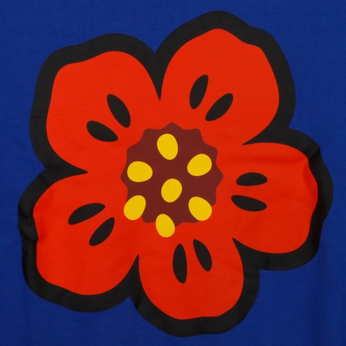 Blue Boke Flower Hoodie