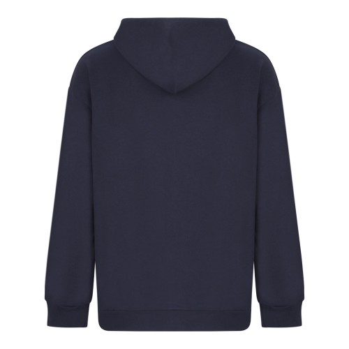 Navy Blue Milo Logo-Print Hoodie 2