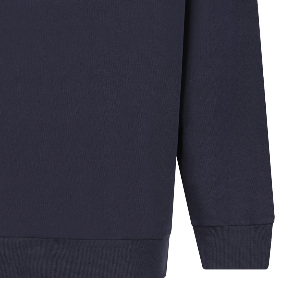 Navy Blue Milo Logo-Print Hoodie