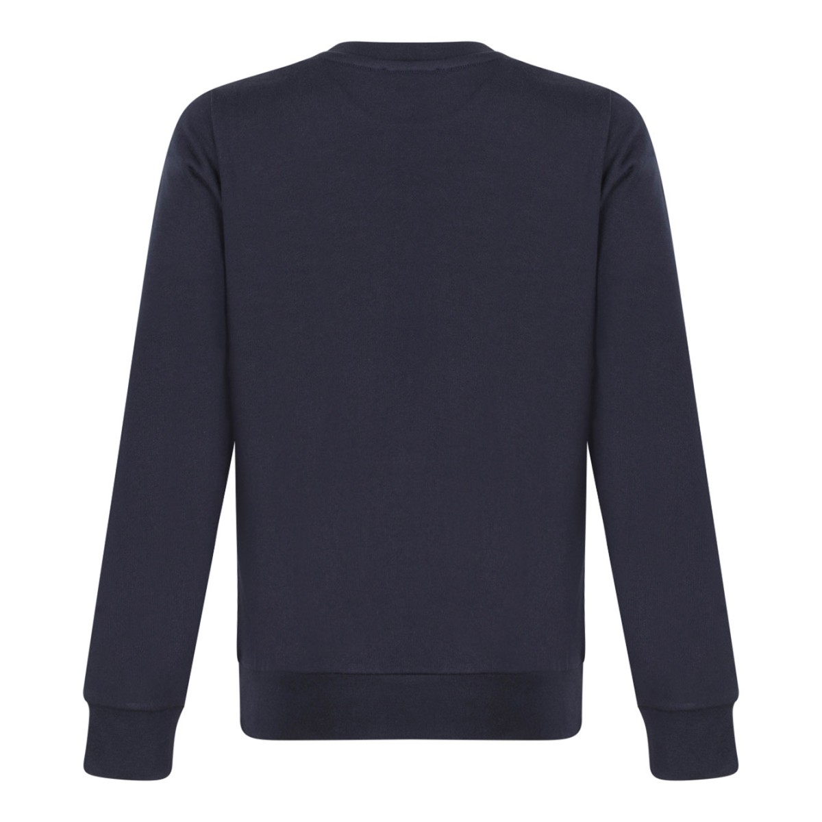 Navy Blue VPC Logo-Print Cotton Sweatshirt