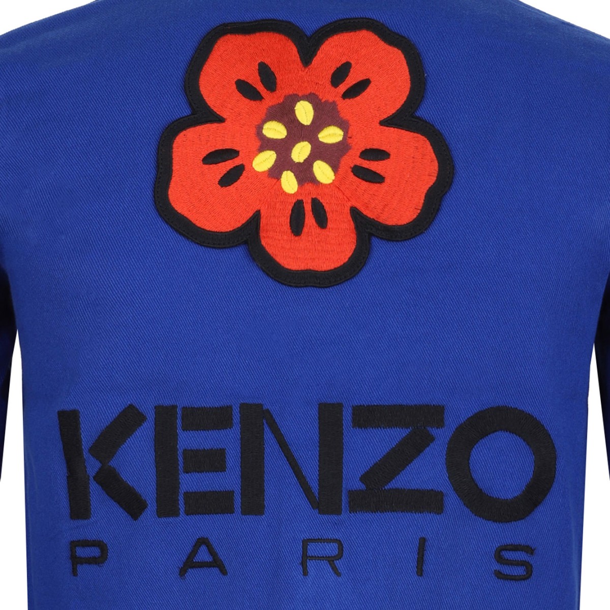 Electric Blue Logo Embroidered Jacket