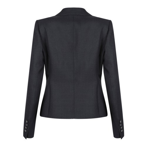 Dark Grey Double Breasted Blazer