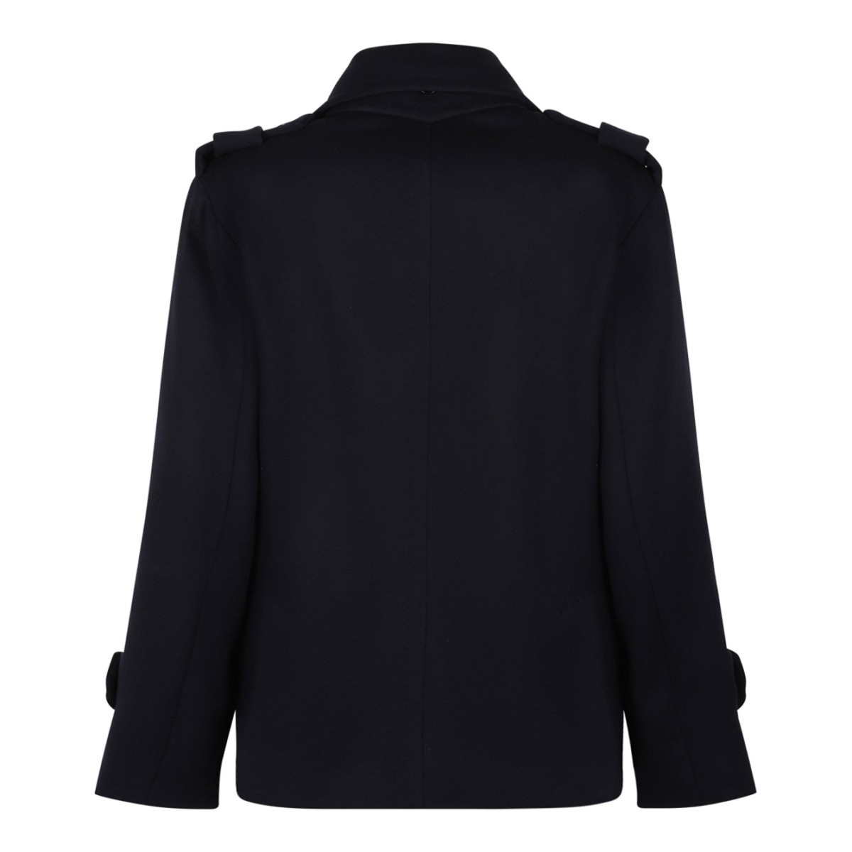 Navy Blue Oversized Trench Coat