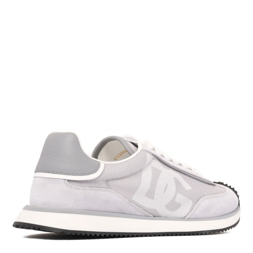 White And Grey DG Cushion Sneaker