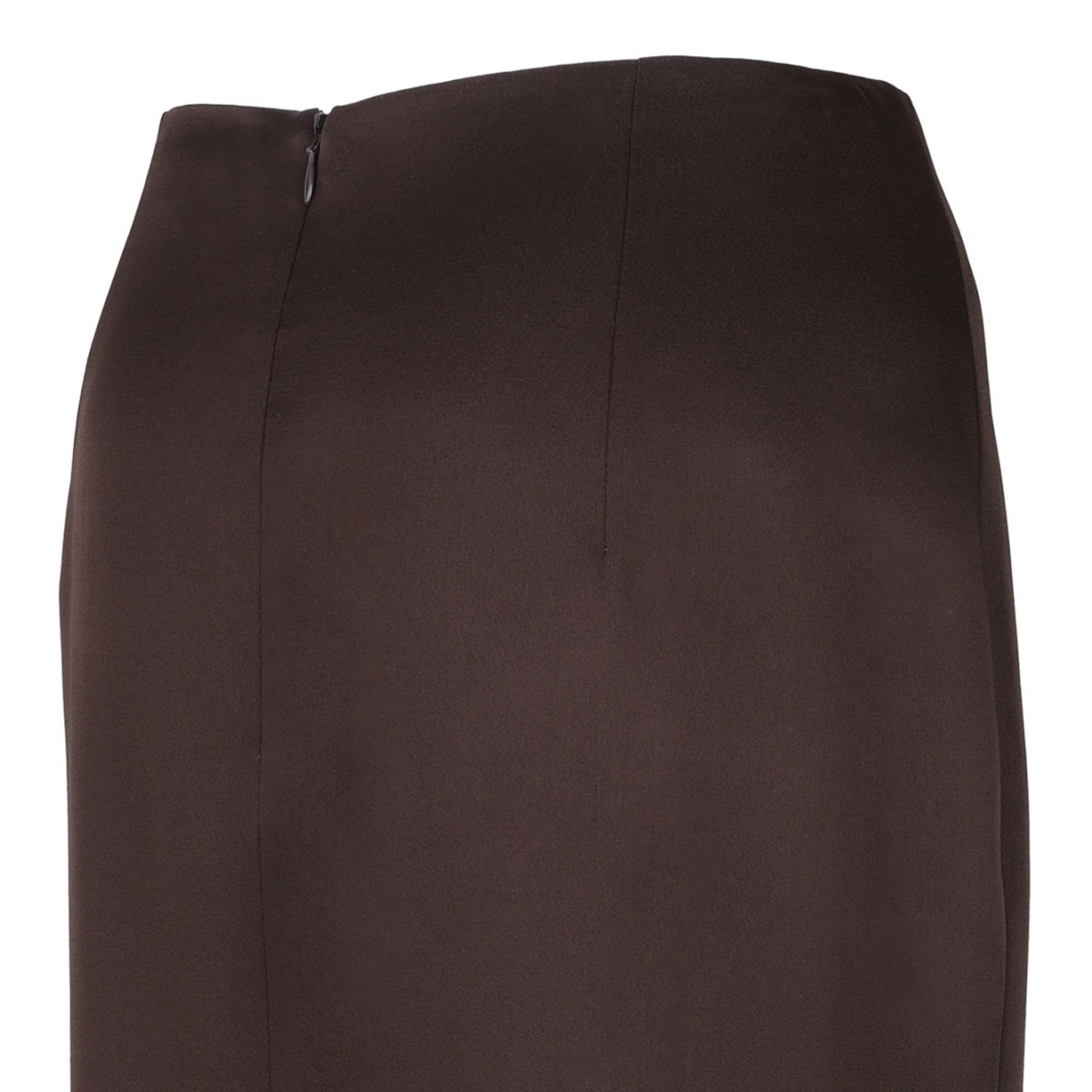 Deep Brown Pencil Skirt