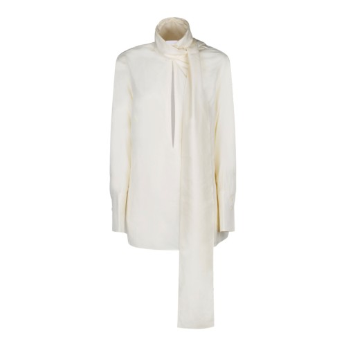 Cream Silk Blouse