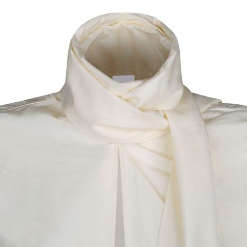 Cream Silk Blouse