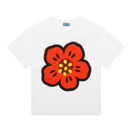 White Ikebana Iconic Boke T-Shirt