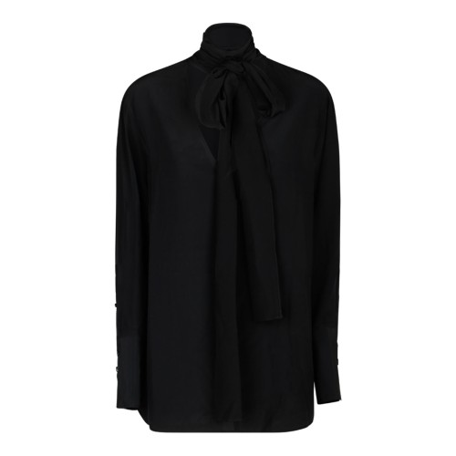 Black Silk Blouse