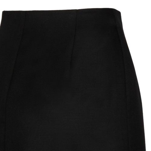 Black Wrap Skirt