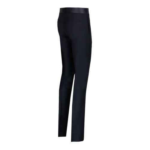 Night Blue Wool Trousers