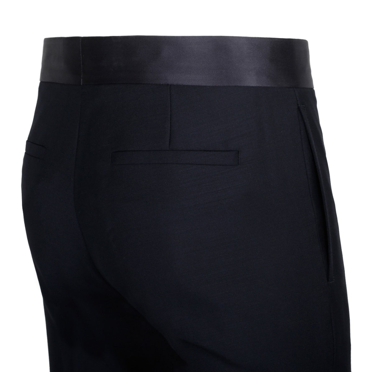 Night Blue Wool Trousers