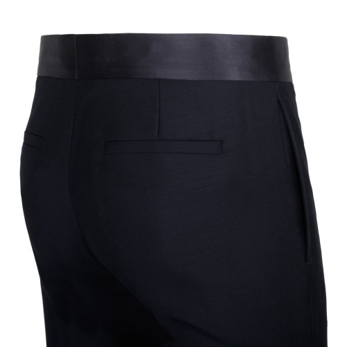 Night Blue Wool Trousers