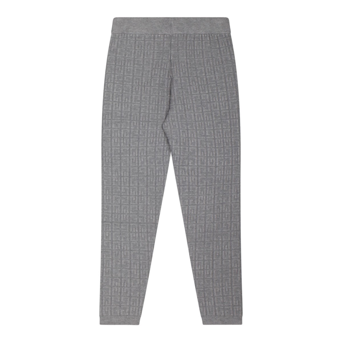 Grey Logo Jacquard Leggins