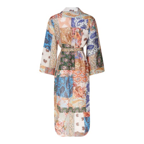 Multicolour Silk Shirtdress