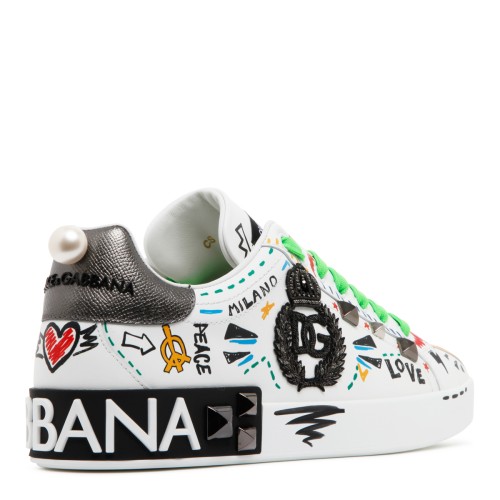 Graffiti Print Sneakers