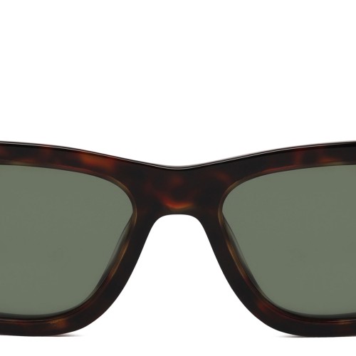 Brown Rectangular Sunglasses