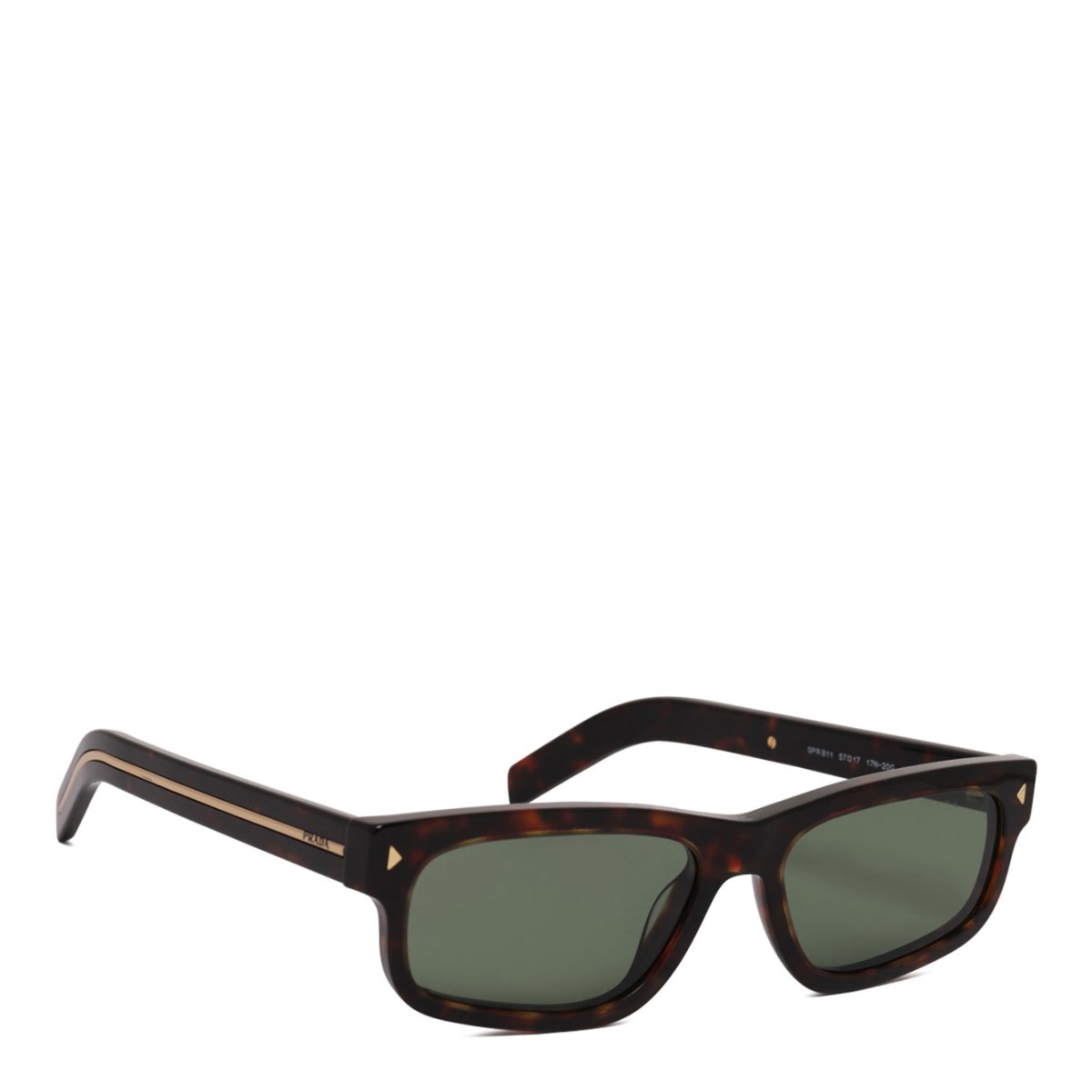Brown Rectangular Sunglasses