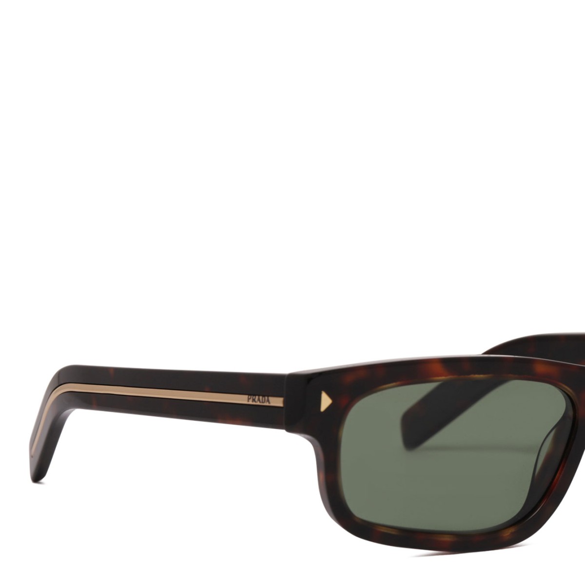 Brown Rectangular Sunglasses