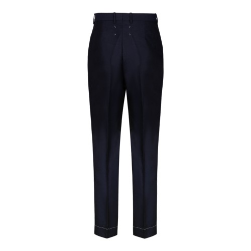 Maison Margiela English Mohair Blu Navy Pants 2
