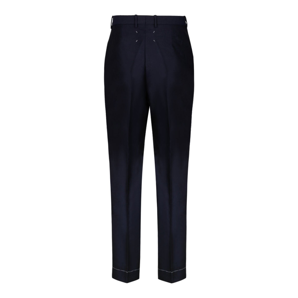 Maison Margiela English Mohair Blu Navy Pants