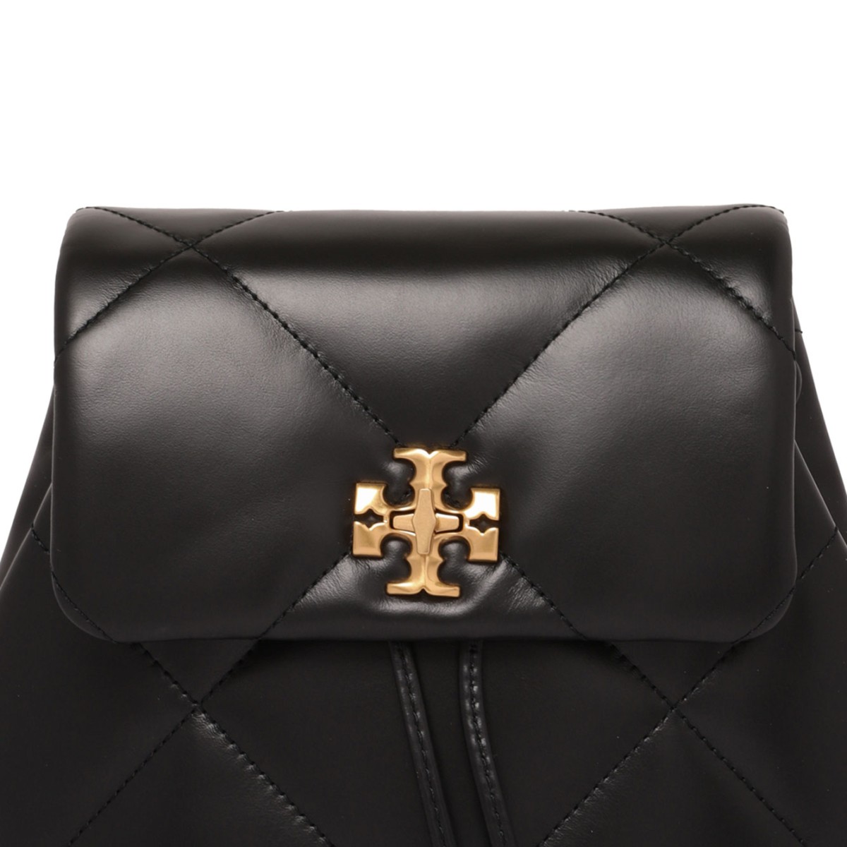 Black Mini Kira Diamond Quilt Backpack