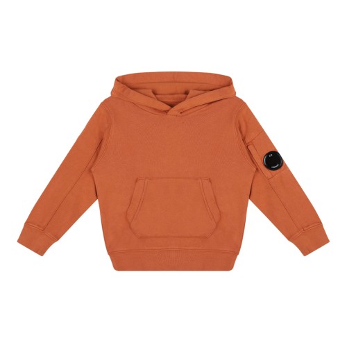 Orange Rust Logo Patch Hoodie