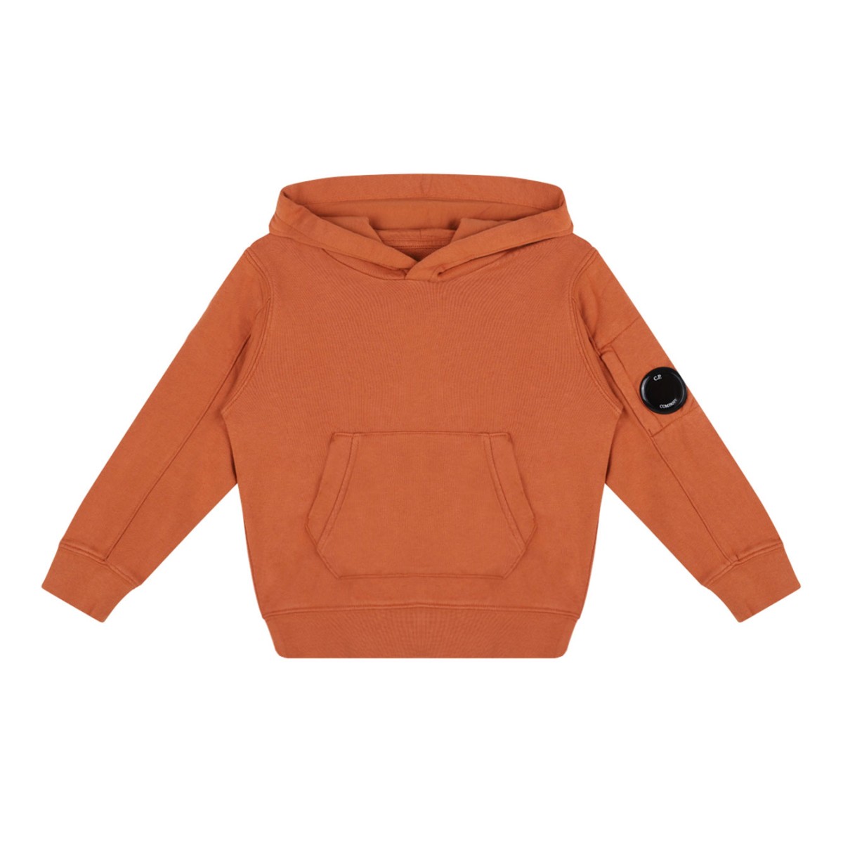 Orange Rust Logo Patch Hoodie