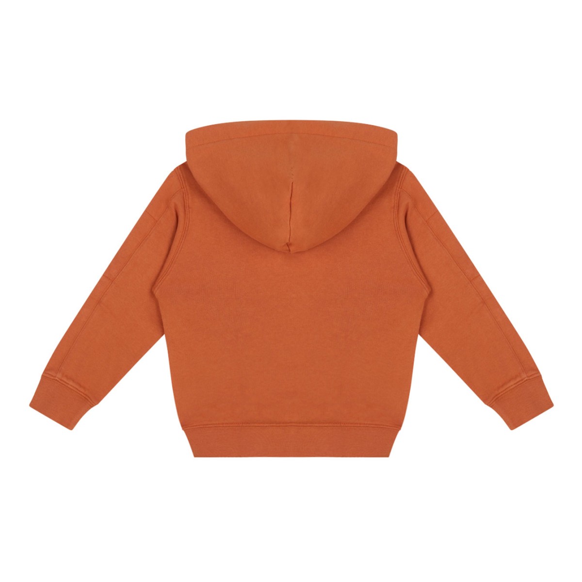 Orange Rust Logo Patch Hoodie