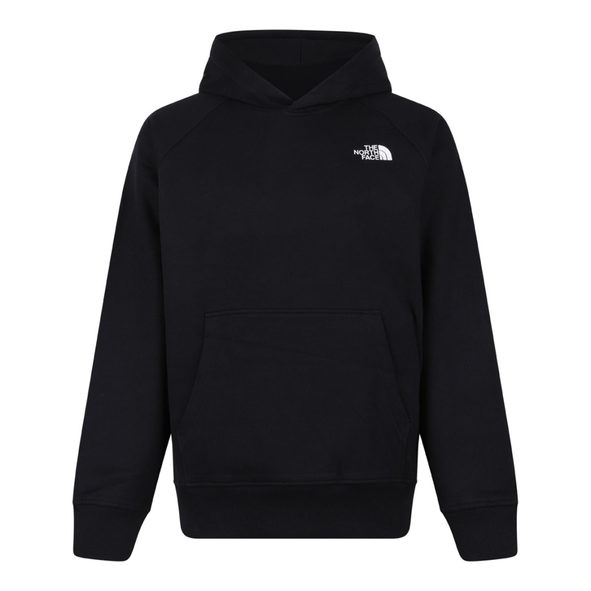 Black Logo Print Hoodie