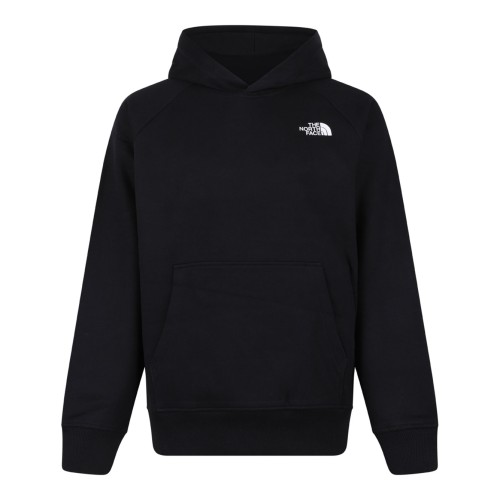 Black Logo Print Hoodie