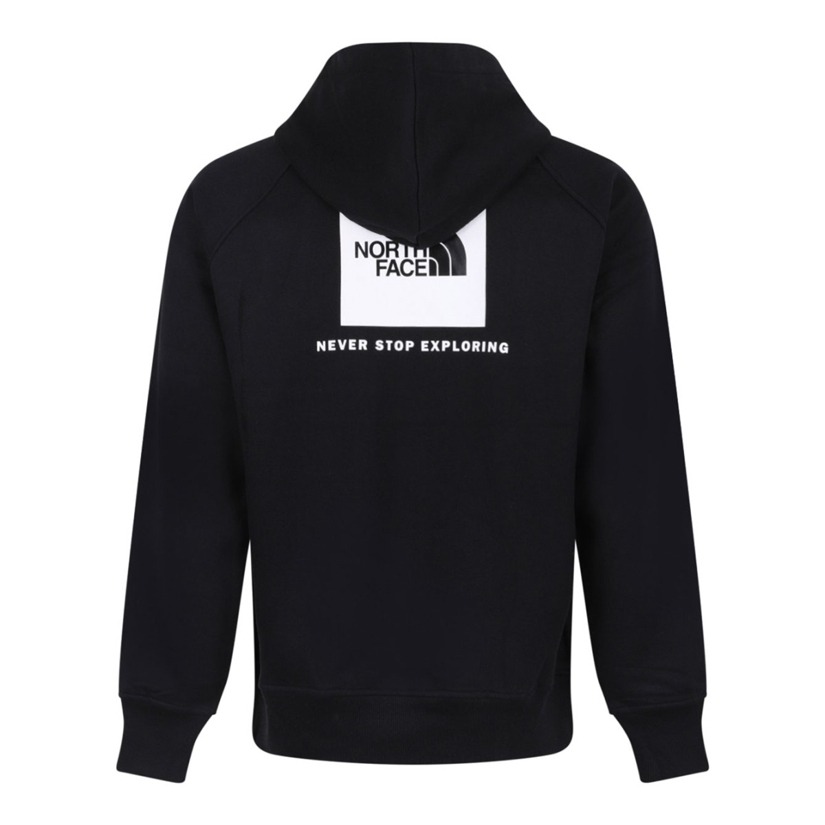 Black Logo Print Hoodie