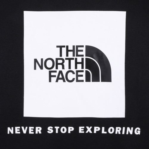 Black Logo Print Hoodie