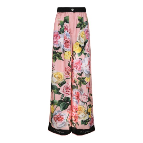 Floral Print Trousers