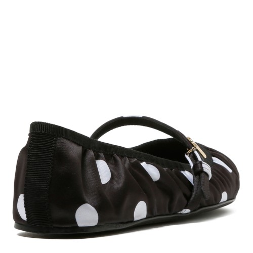 Black and White Printed Ballerina