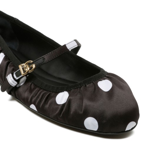 Black and White Printed Ballerina