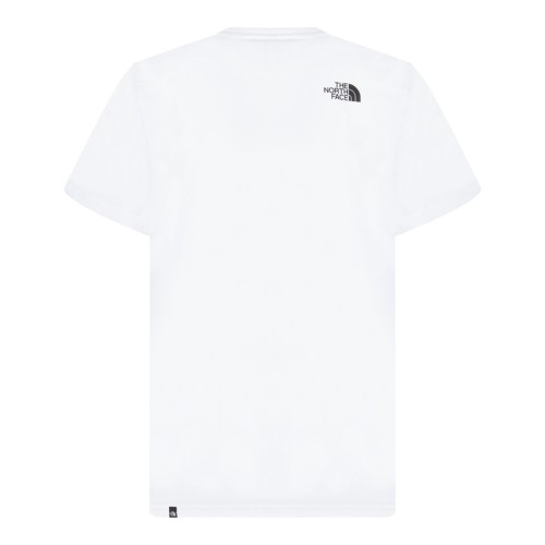 White Logo Print T-Shirt
