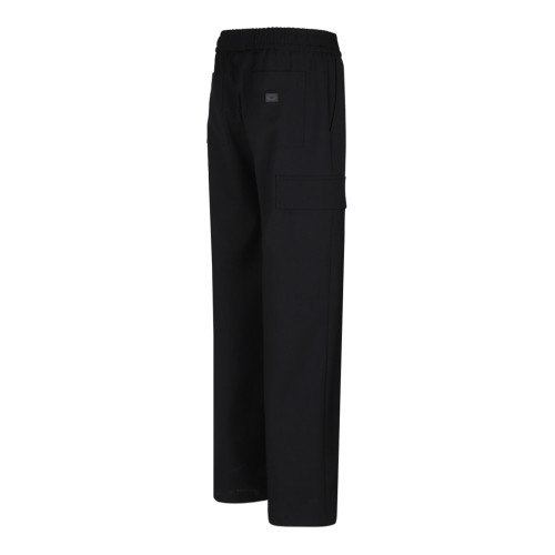 Black Cargo Trousers