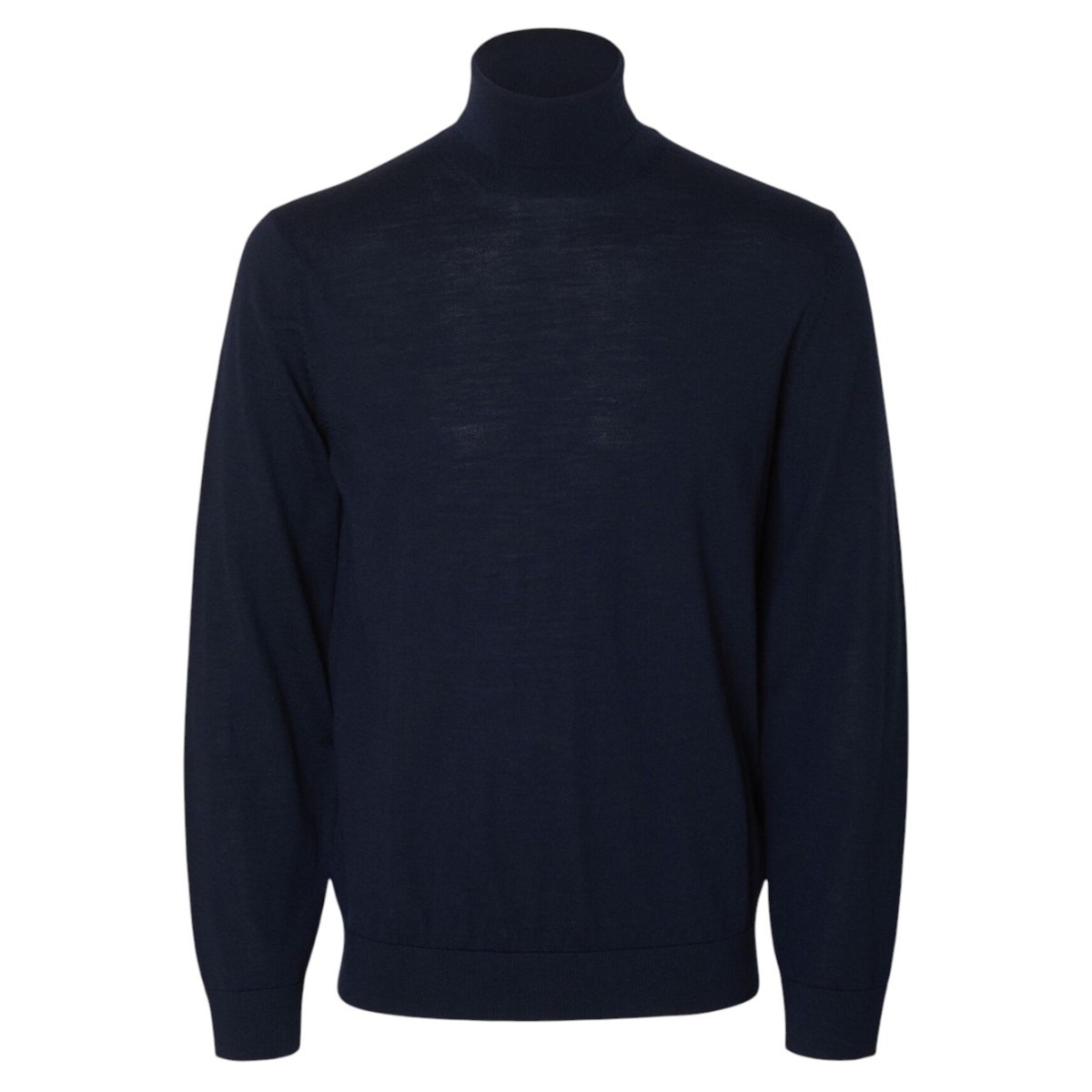 Navy Blue High Neck Jumper