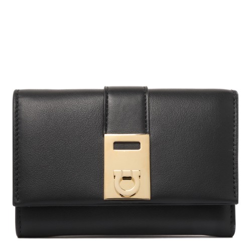 Black Hug Leather Wallet