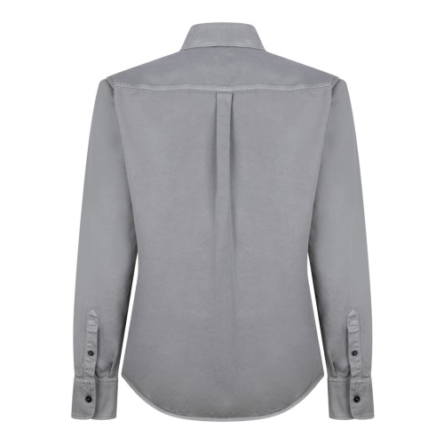 Dark Grey Seam-Detail Shirt 2