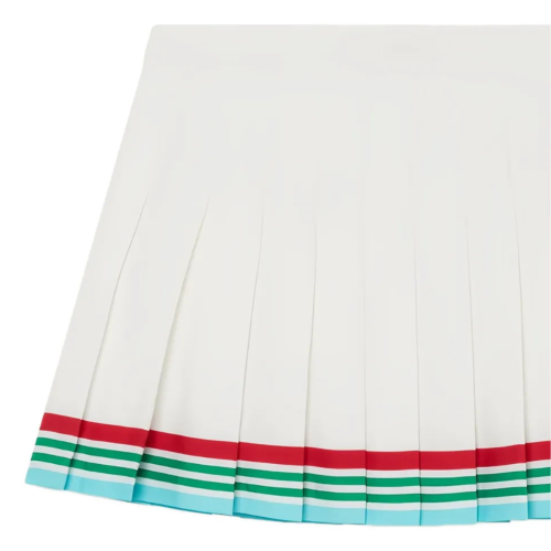 White Casa Way Pleated Skirt 2